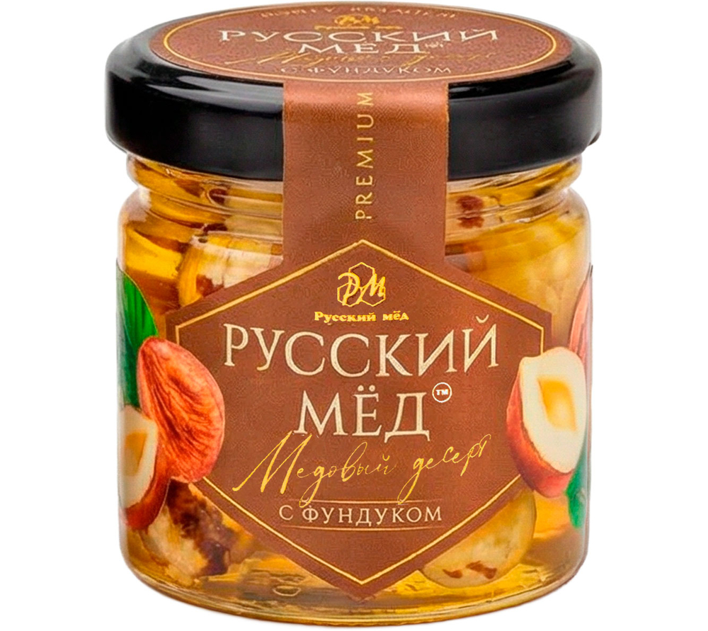 Медовый десерт с фундуком Русский мёд 40 мл