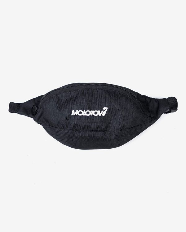 Сумка поясная Molotov Basic Logo Черная - фото 1