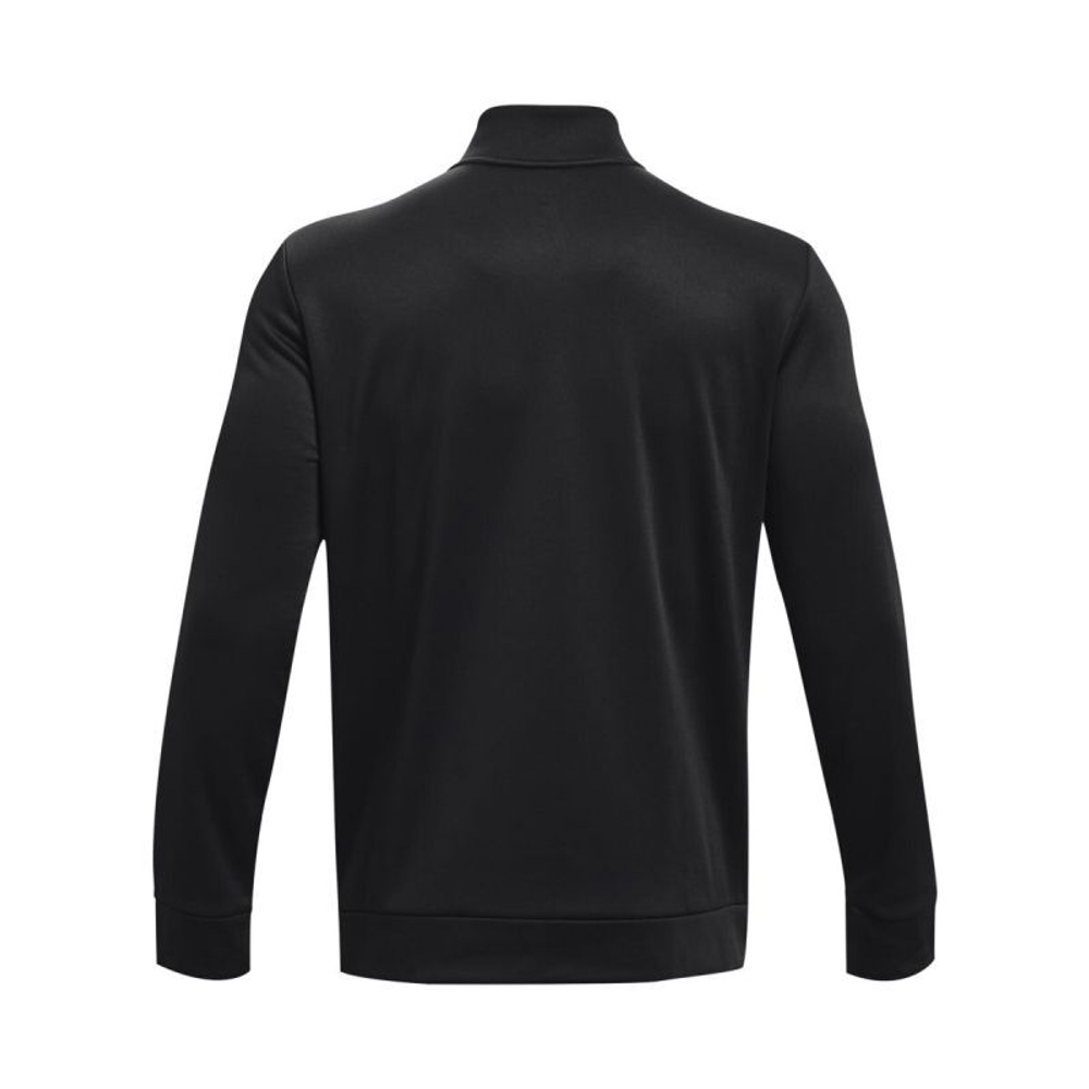 Мужская теннисная кофта Under Armour Men's Armour Fleece 1/4 Zip - черный