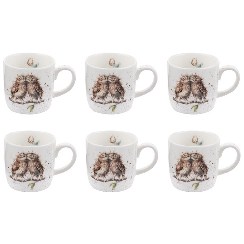Набор кружек 6шт 310мл Совы Royal Worcester