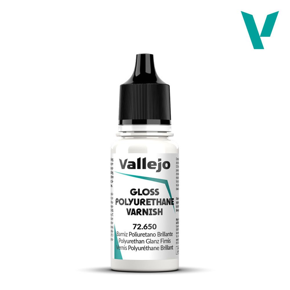 Лак Vallejo Gloss Polyurethane Varnish 17мл