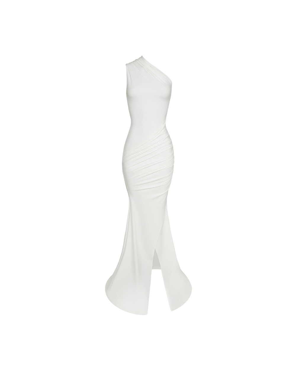 white shell dress