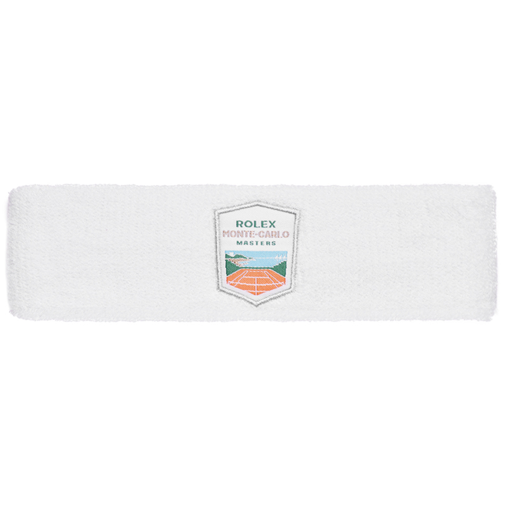 Повязка на голову теннисная Monte-Carlo Rolex Masters Headband - белый
