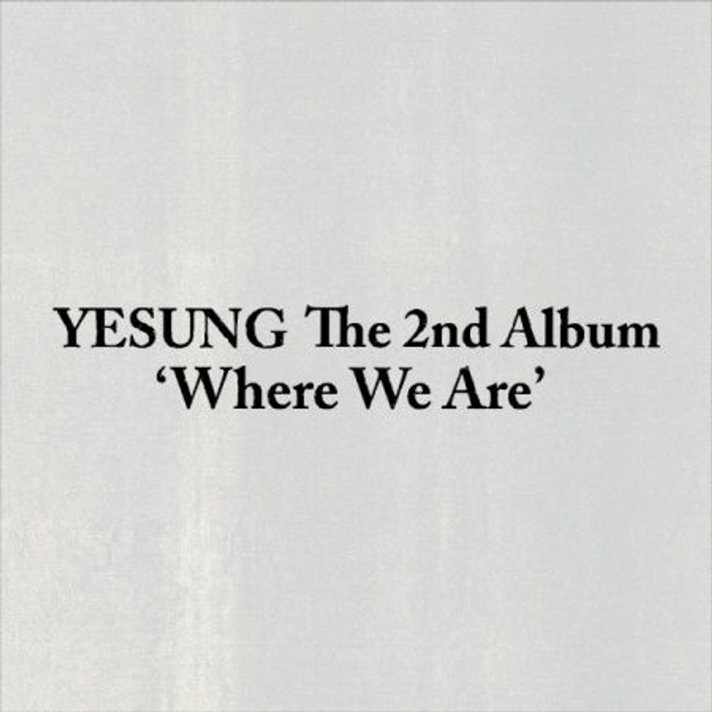 (ПРЕДЗАКАЗ) Альбом YESUNG - WHERE WE ARE 2nd Album PHOTOBOOK RANDOM Version