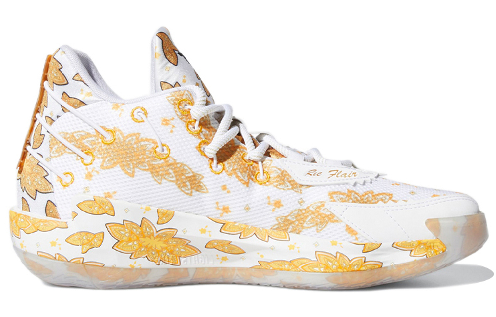 Dame 7 Ric Flair x Dame 7 Adidas Gca "White Gold Metallic"