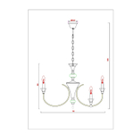 Подвесная люстра Arte Lamp COLLINETTA A4094LM-12WH, 12хE14