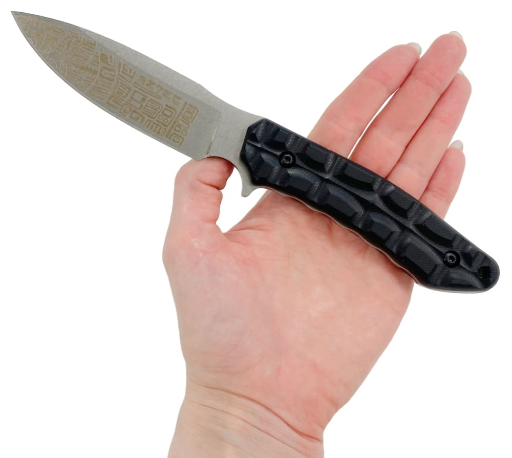 Нож туристический Aztec D2 StoneWash Kydex, 4610094290742