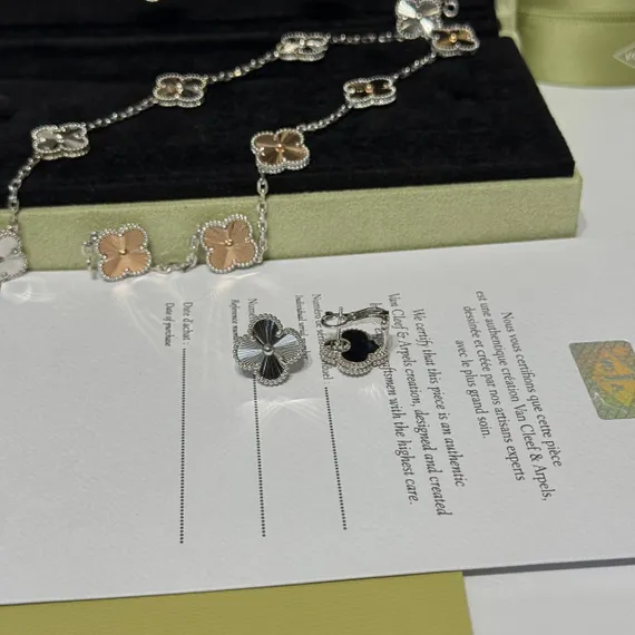 Серьги VAN CLEEF &amp; ARPELS Vintage Alhambra