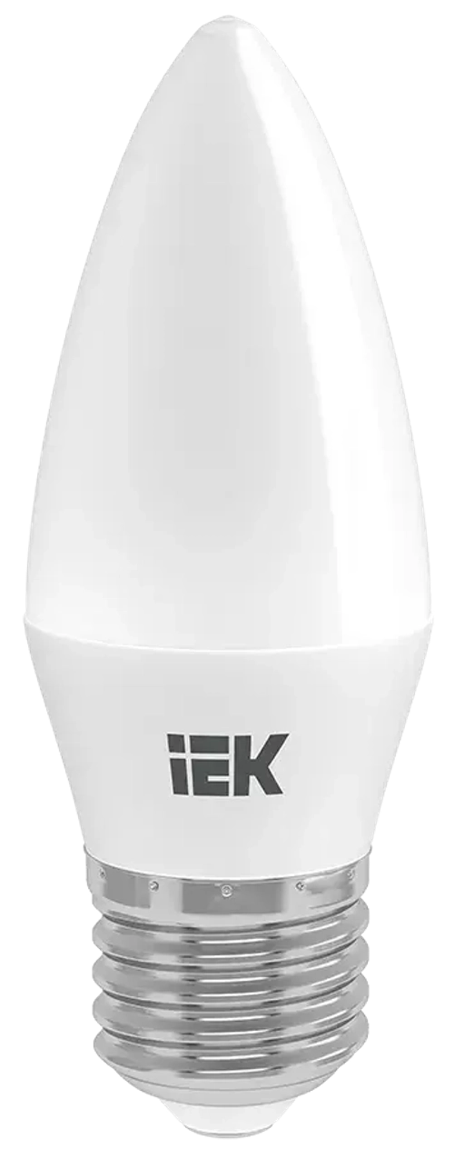 Лампа светодиодная ECO C35 свеча 7Вт 230В 3000К Е27 IEK LLE-C35-7-230-30-E27