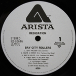 Bay City Rollers / Dedication (LP)