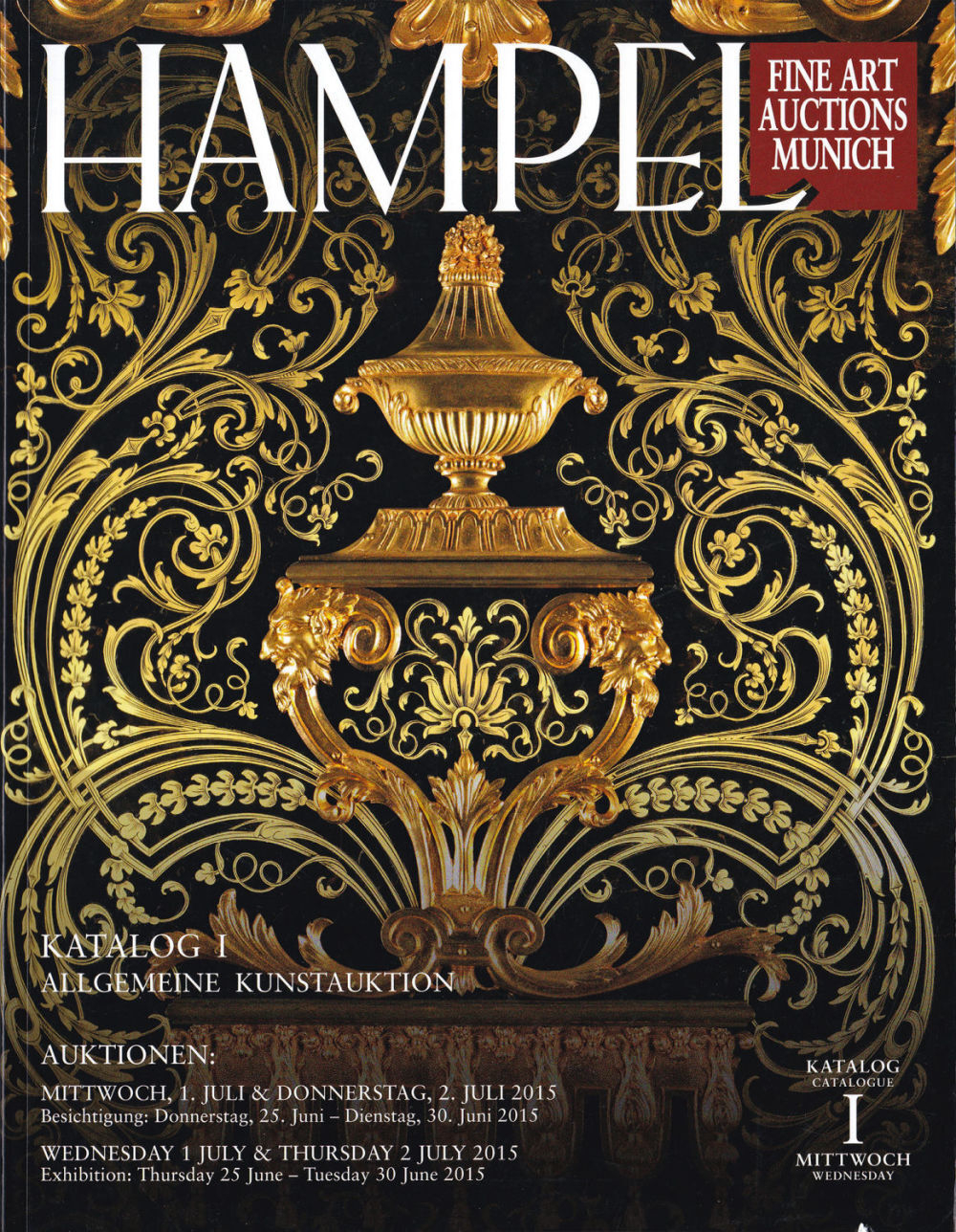Каталог аукциона Hampel, Мюнхен, Декоративно-прикладное искусство от 1-2 июля 2015 года