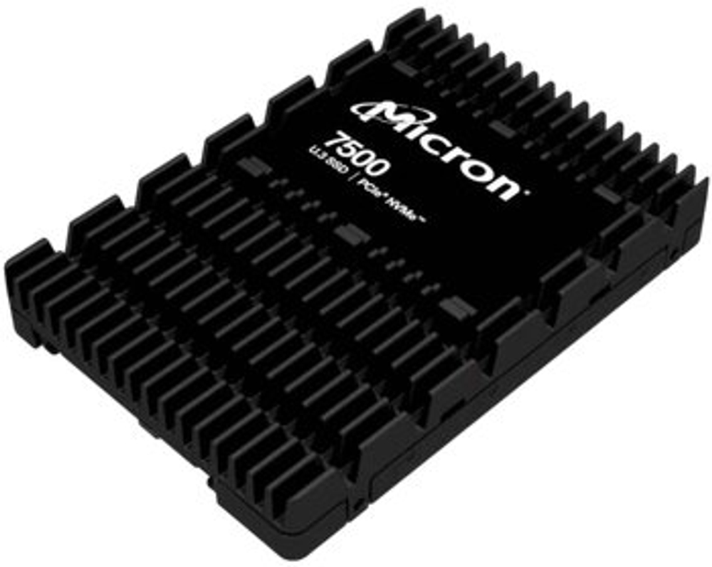 SSD CRUCIAL Micron 7450 Max, 15.36 ТБ, 2.5", PCIe, NVMe, MTFDKCC15T3TGP-1BK1DABYY