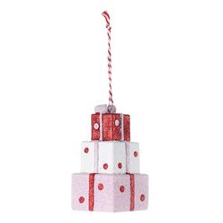 Набор ёлочных украшений Pink fairytale из коллекции New Year Essential, 4 шт.
