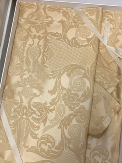 Скатерть 180х320 и 12 салфеток Gamba 9883 Nocciela бежевая