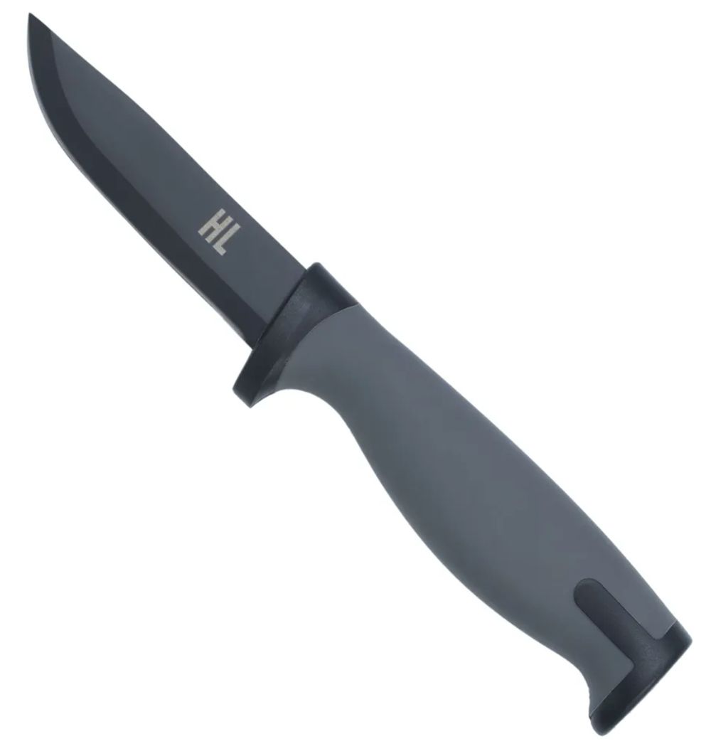 НОЖ HL TACTICAL GREY КЛИНОК ЧЕРНЫЙ 9см VT212-G