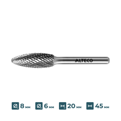 Борфреза по металлу ALTECO H 0820/6 MX