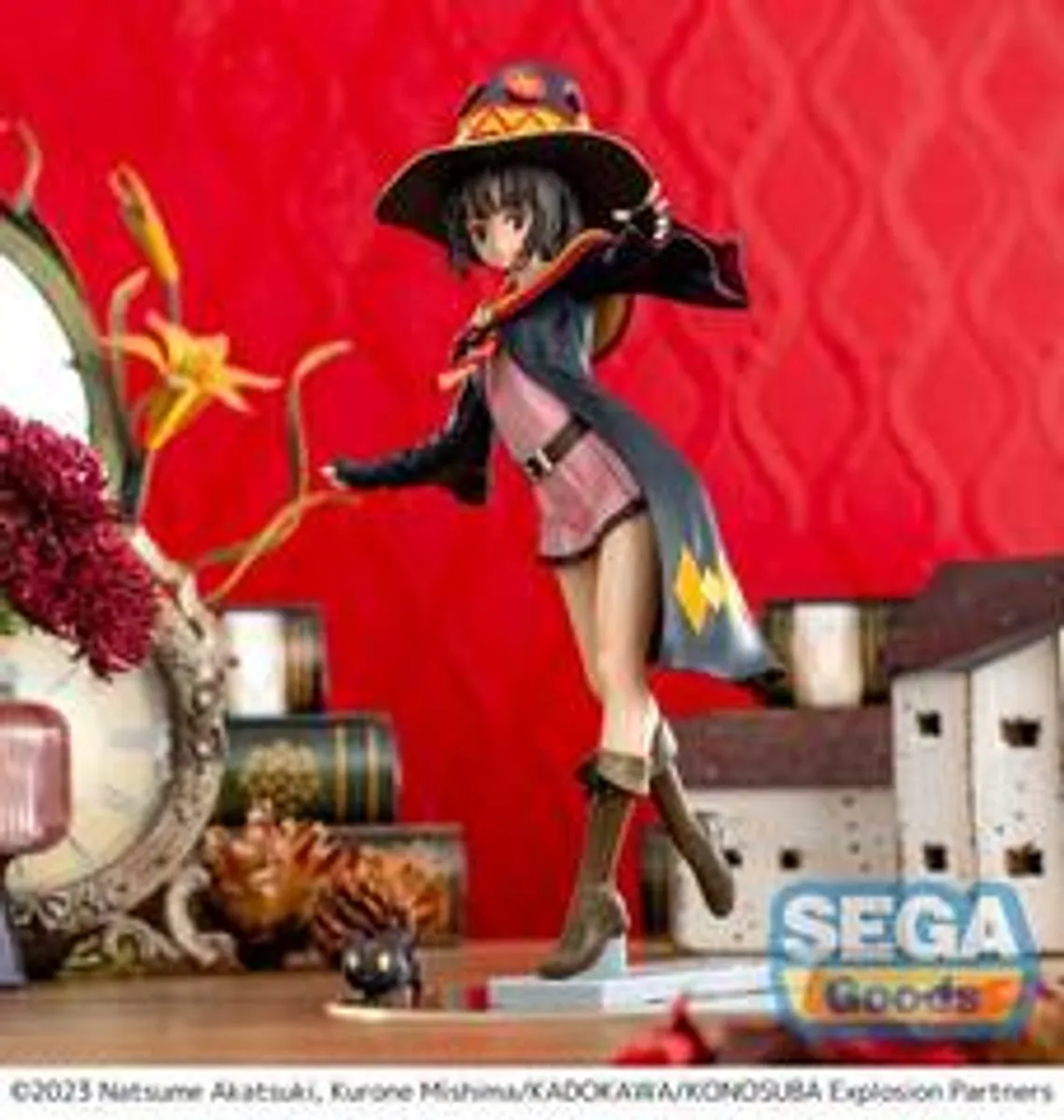 Фигурка SEGA Luminasta Konosuba An Explosion On This Wonderful World!: Megumin with Chomusuke