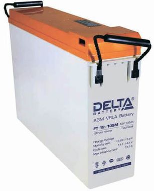 Аккумулятор Delta FT 12-105 M ( 12V 105  Ah / 12В 105  Ач ) - фотография