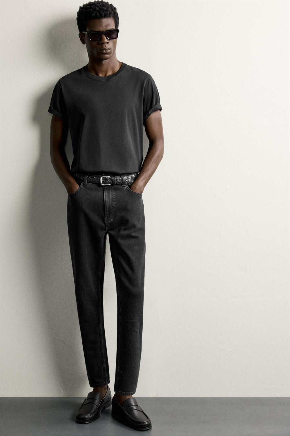 УКОРОЧЕННЫЕ ДЖИНСЫ SLIM FIT — ZARA