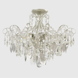 Светильник потолочный Crystal Lux ESMIRALDA PL6 SILVER
