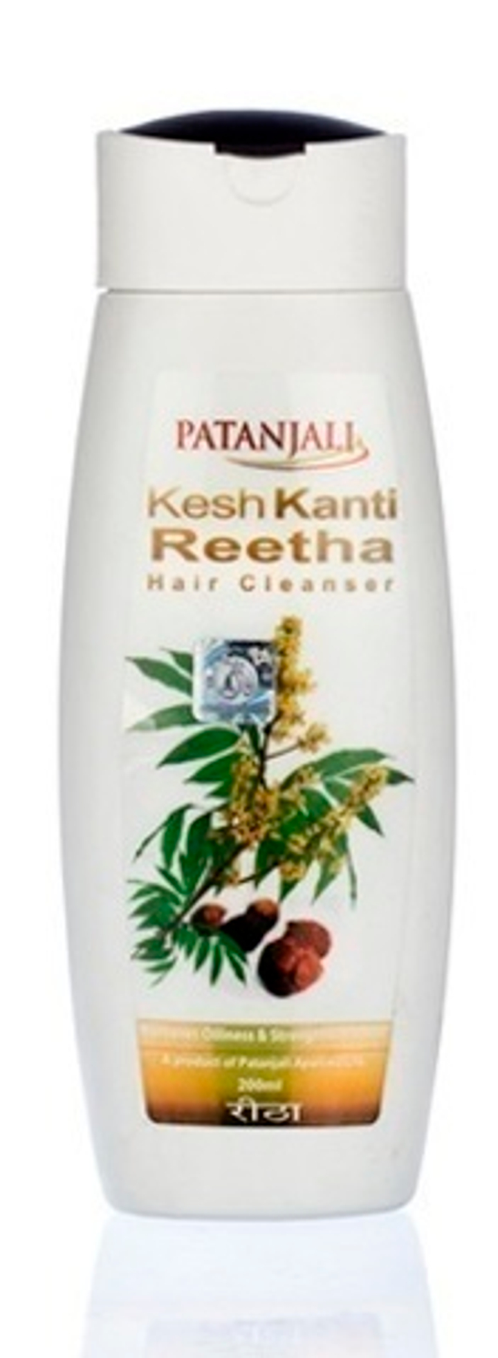 Шампунь Patanjali Kesh Kanti Reetha, укрепление и предотвращение выпадения волос, для всех типов, 8 мл.
