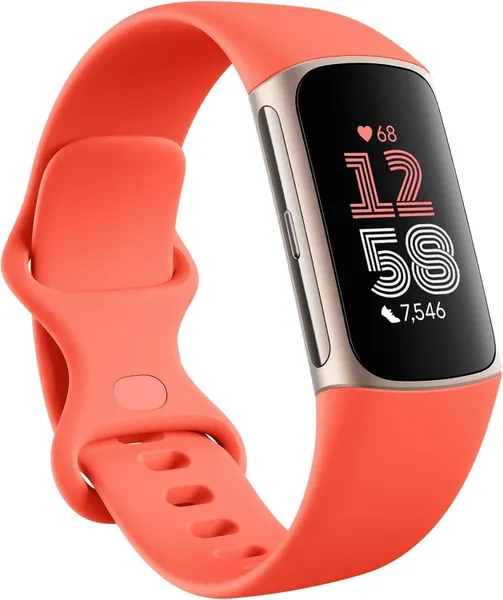 Фитнес-браслет Fitbit Charge 6 Activity Tracker, Коралловый | Coral