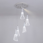 Подвесной светодиодный cветильник LED4U L7106-6 WТ