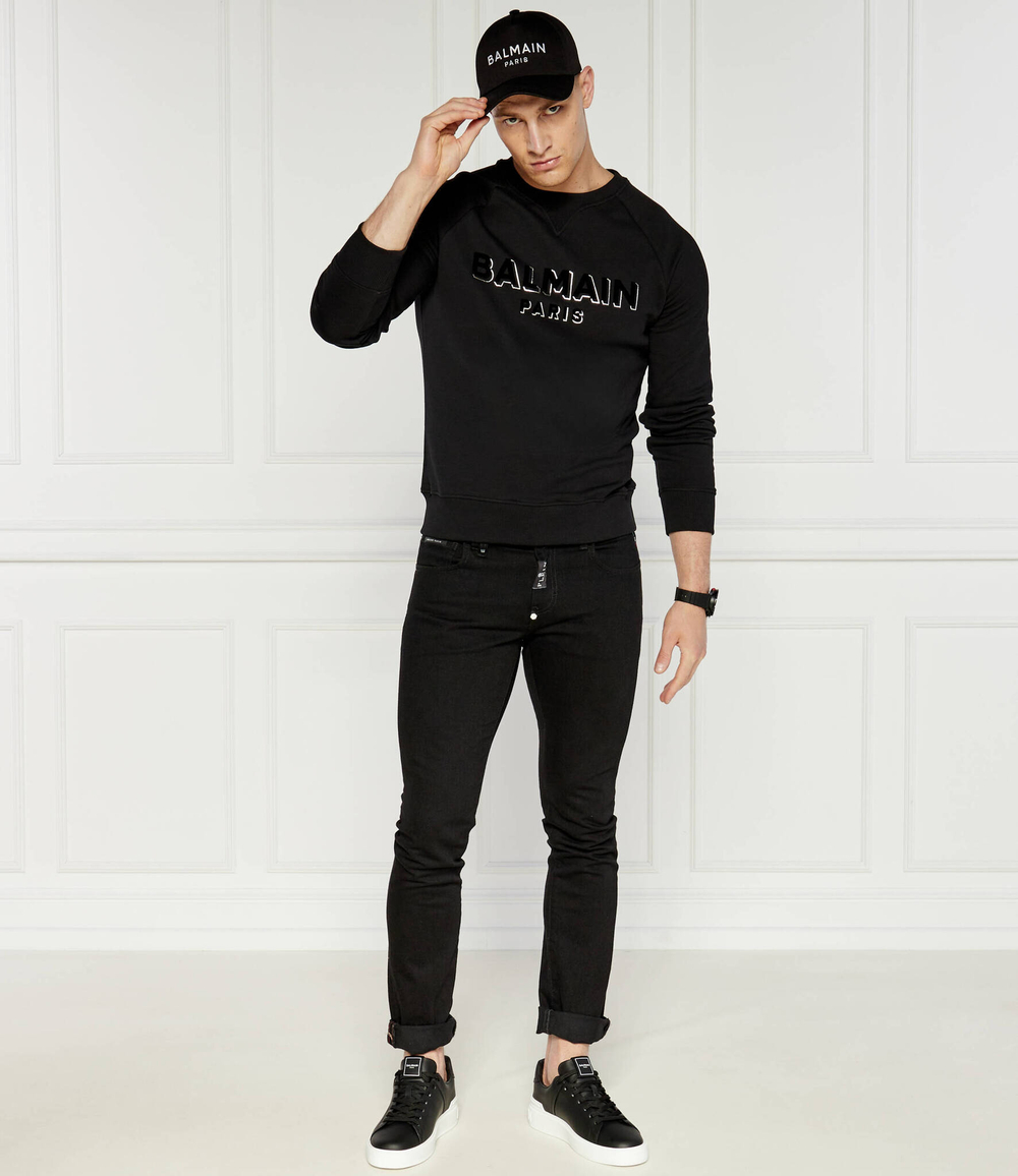 Худи Balmain - черный(DH1JQ005 BB99)