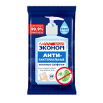 Влажные салфетки Эконом Smart антибактериальные 20 шт.