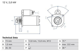 BOSCH - 0986026410-BOC - Starter