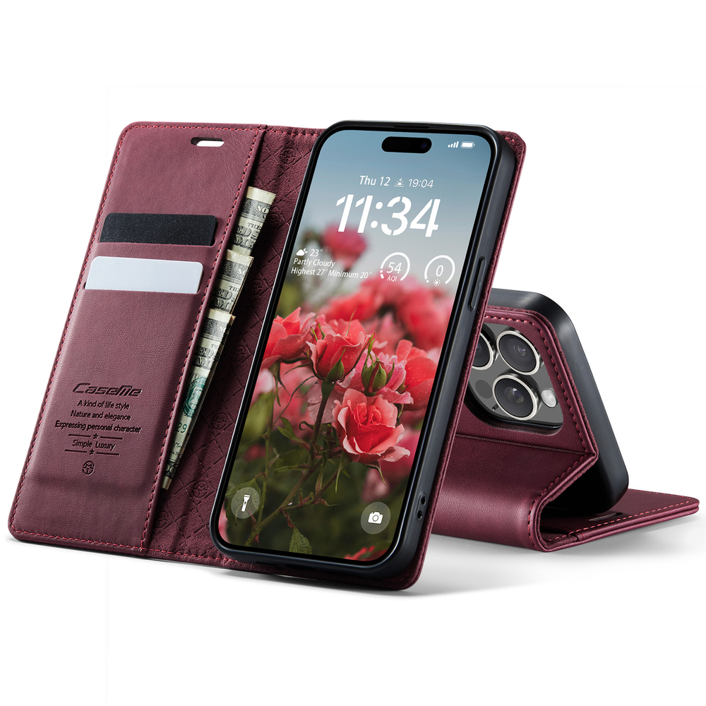 Чехол-книжка CaseMe RFiD iPhone 15 Pro Max
