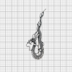 "Дундас" брошь из коллекции "Dragon"