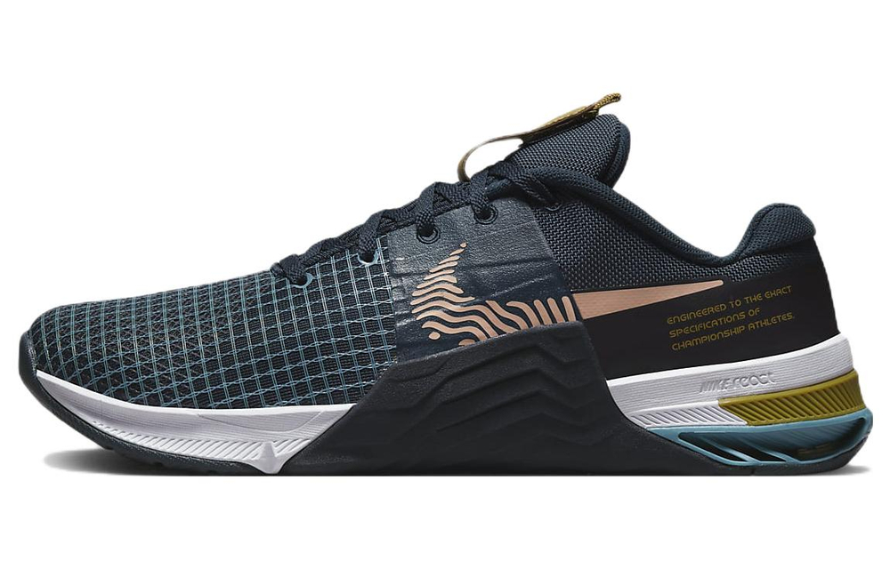 Nike Metcon 8 Armory Navy Obsidian Cerulean Arctic Orange