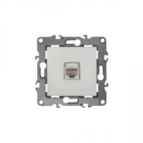 12-3107-01 ЭРА Розетка  информационная RJ45, IP20, ЭРА12, белый (упак 10 шт) арт:Б0014723
