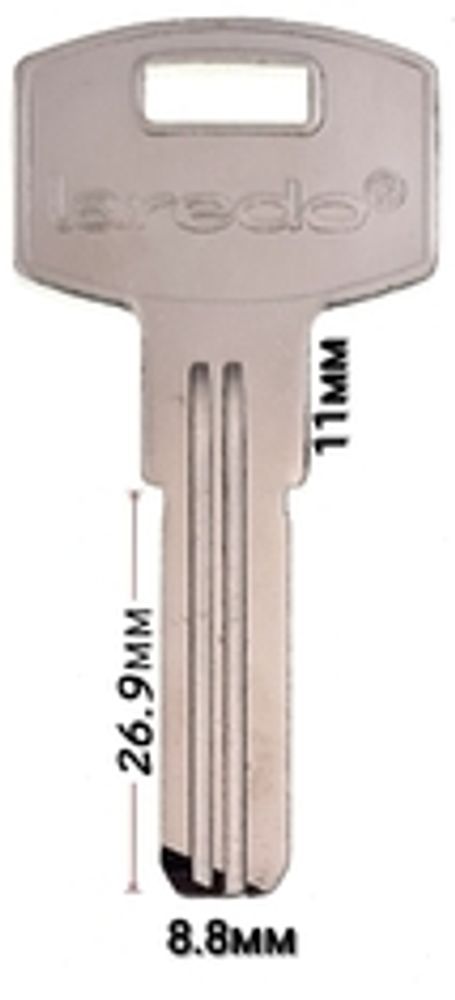Заготовка ключа 14175 Китай LED3