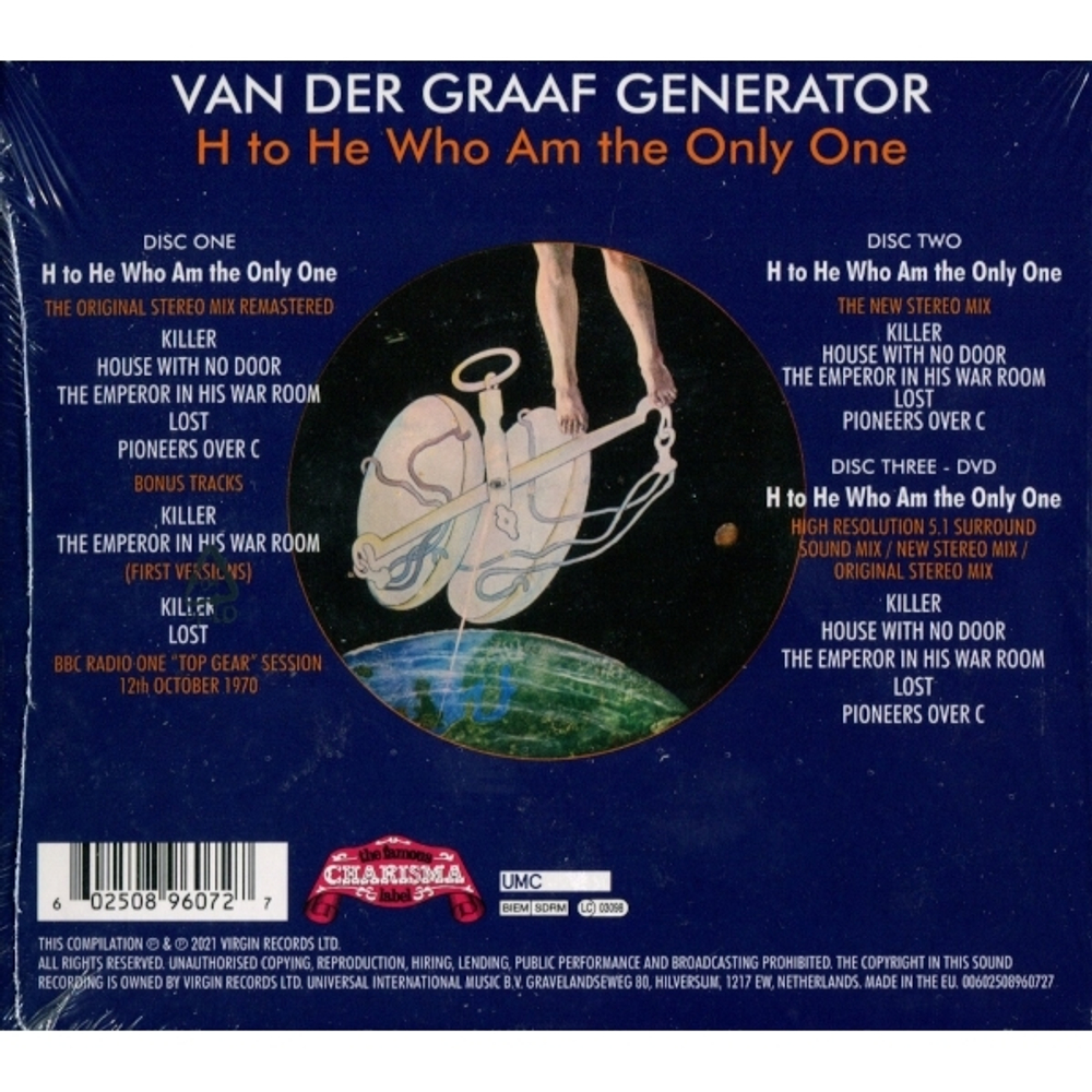 Van Der Graaf Generator / H To He Who Am The Only One (Deluxe Edition)(2CD+DVD Audio)