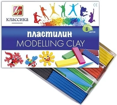 Пластилин 18цв. стек "Классика" (Луч)