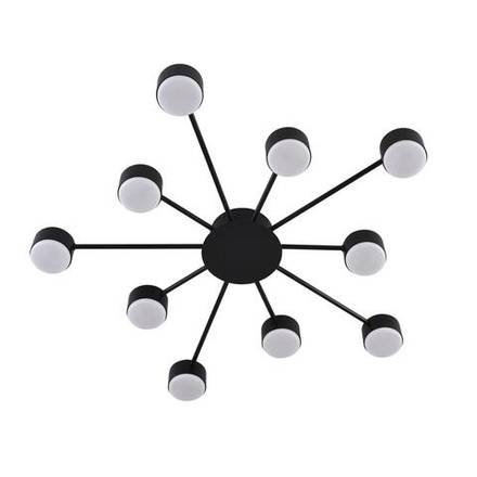 8344/10C COMFI LN26 251 черный, металл Люстра GX53 LED 10*7W 220V TORINA