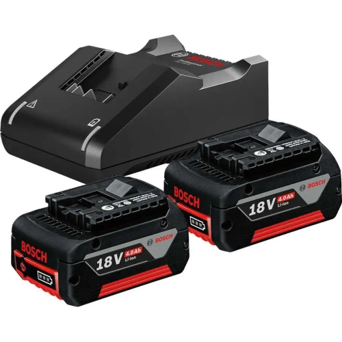 Аккумуляторные батареи и зарядное устройство 2xGBA 18V 4 Ah + GAL 18V-40 BOSCH 1600A019S0