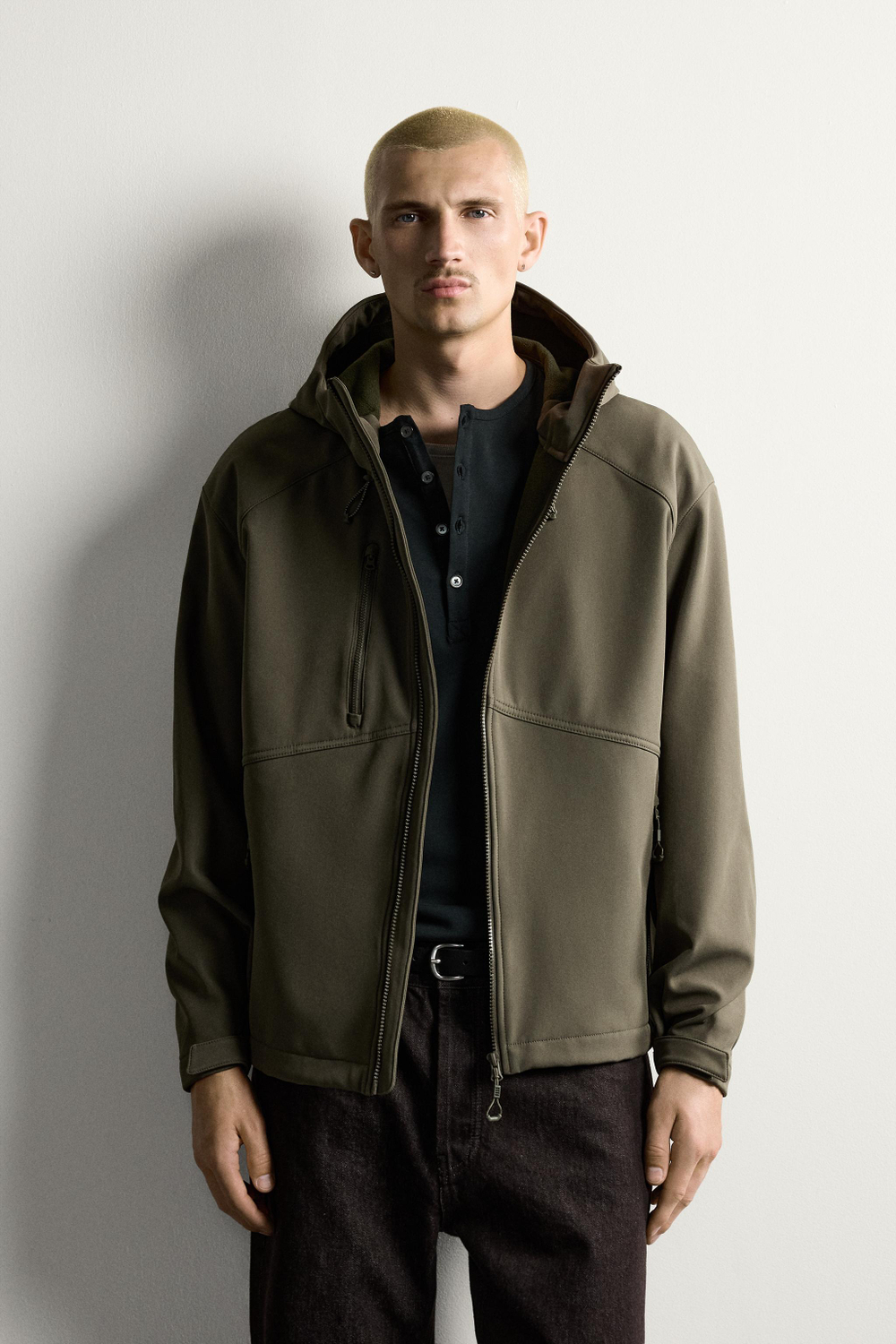 КУРТКА ИЗ ВЫСОКОТЕХНОЛОГИЧНОЙ ТКАНИ С ФЛИСОВОЙ ПОДКЛАДКОЙ — ZARA