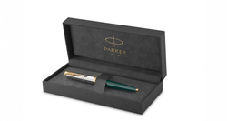 Шариковая ручка Parker 51 Premium Forest Green GT стержень: M, цвет чернил: black, в подарочной упаковке.