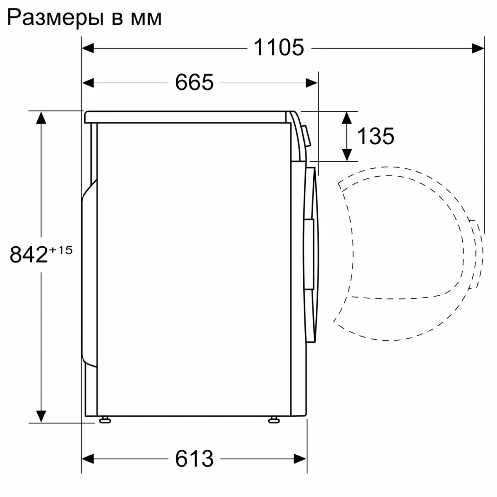 Сушильная машина Bosch WTX87M90BY
