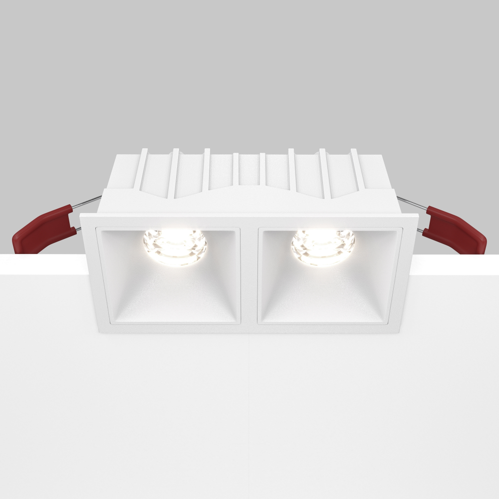 Встраиваемый светодиодный светильник Maytoni Alfa LED DL043-02-10W4K-SQ-W