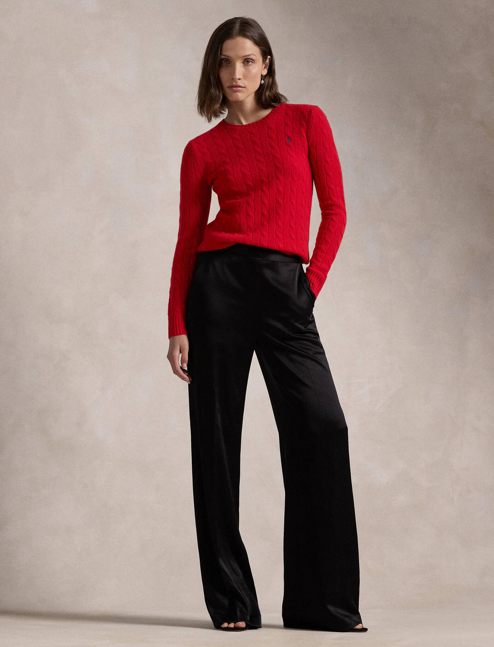 Шерстяной свитер JULIANNA POLO RALPH LAUREN - красный(211910421)