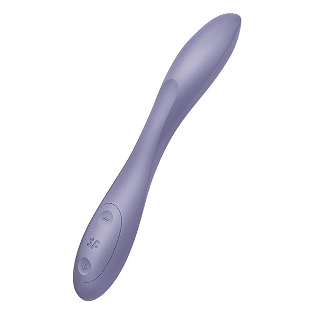 Сиреневый гибкий вибратор 19,5см Satisfyer G-Spot Flex 2