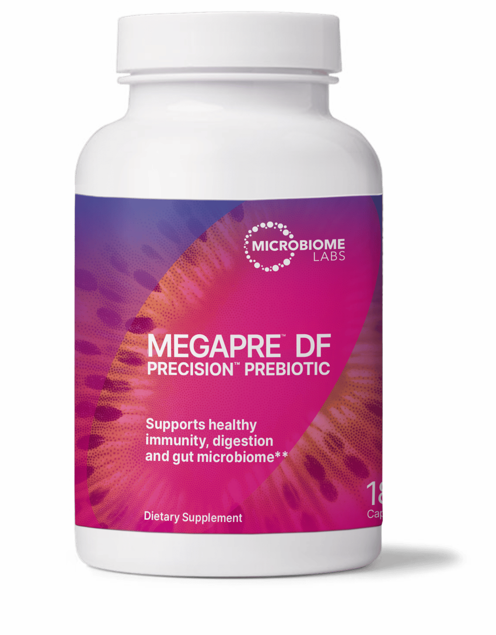 MicrobiomeLabs - MegaPre Capsules Dairy Free 180 capsules