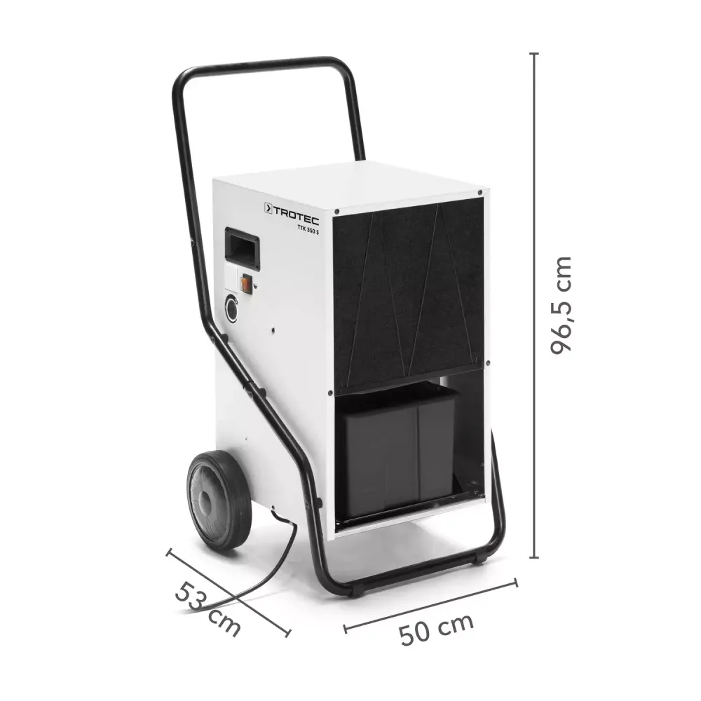 Осушитель воздуха TROTEC TTK 350 S - [до 70 л. за сутки / для S≈180 м²]