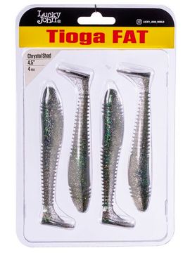 Виброхвосты съедоб. искусст. LJ Pro Series TIOGA FAT 4.5in (11.43)/Z11 4шт.