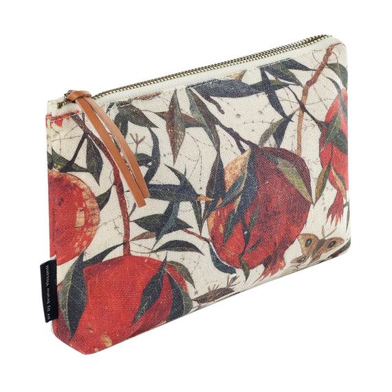 Kosmetika çantası / Cosmetic bag / Косметичка  BV Flora Гранат