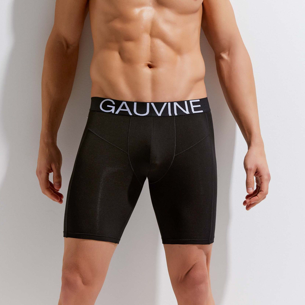Удлиненные мужские трусы-боксеры Cotton Classic Boxer Brief (Размер: S) (Цвет: белый)
